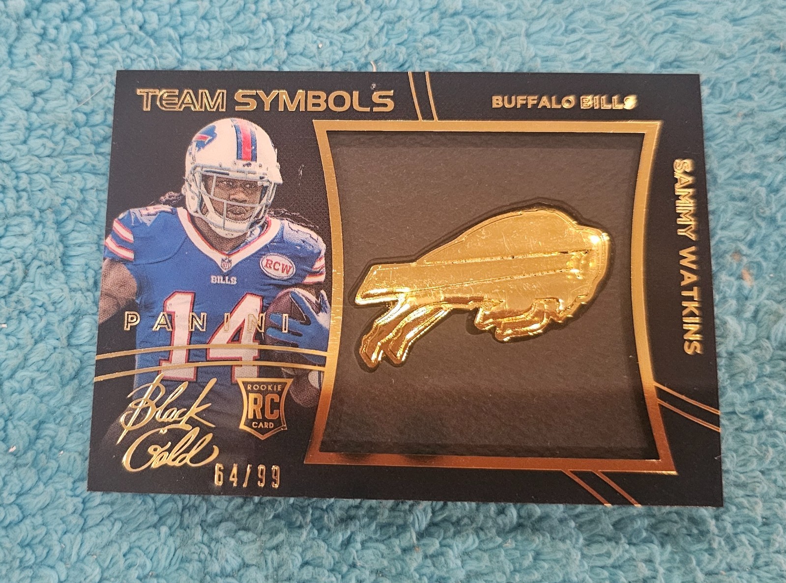 Sammy Watkins Panini Black Gold Rookie Team Symbols #RTS9 Base