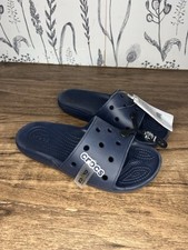 Crocs Mens 4/ Women  s 6 Classic Slides Navy Blue SKU201