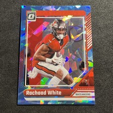 RACHAAD WHITE Blue Ice 6/15 2024 Panini Donruss Optic Football #184