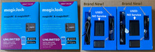 TWO MagicJack - HOME VoIP Telephone Adapter NO Services - Black with Boxes
