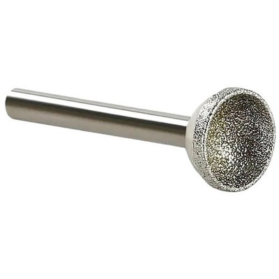 1pc Diamond Tip Mounted 10-25mm Spherical Concave Head for Jade Ambr7597