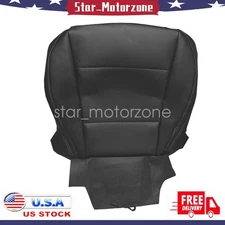Passenger Perforated Leather Bottom Seat Cover Black For 2015-19 Subaru Outback