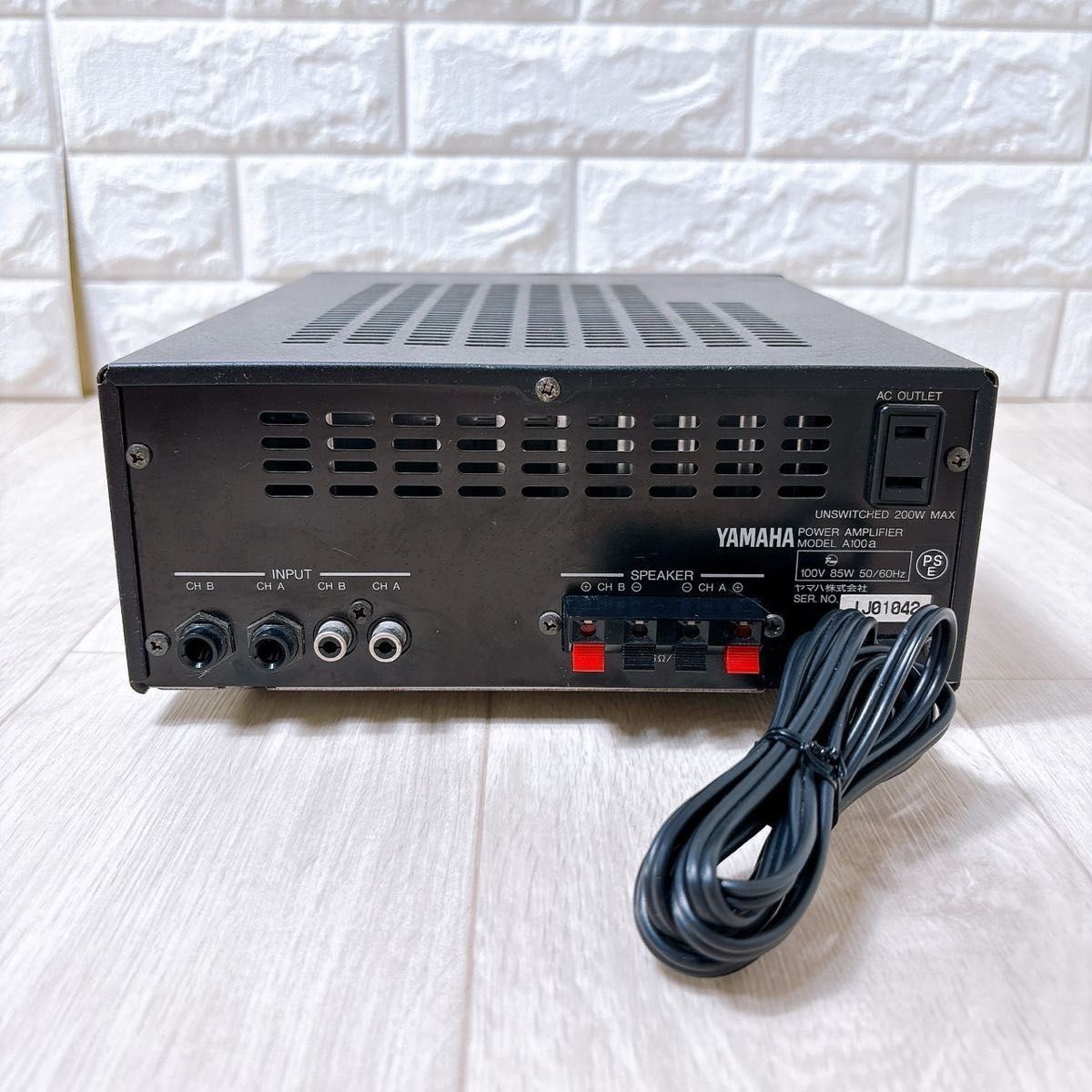 YAMAHA A100a 2ch Stereo Power Amplifier Professional Tested