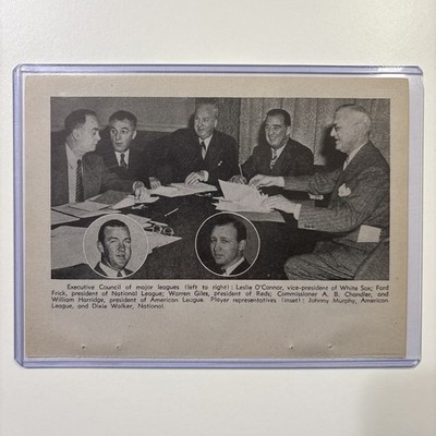 1947 Ford Frick/O Connor/Warren Giles/Chandler/Harridge/Murphy Vintage Picture