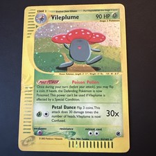 Vileplume 31/165 Holo Rare Expedition Pokémon Card - See Photos