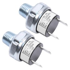 2 PCS Air Pressure Switch 90-120 PSI Tank Mount Thread 1/4 NPT 12V/24V Horn
