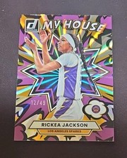 2025 Donruss WNBA Rickea Jackson My House /49 Purple Lazer - SP Sparks