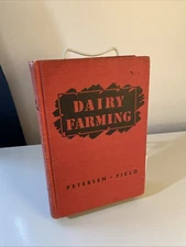 Vintage Cow Farming Book Dairy Farming Petersen•Field Lippincott 1953 First Ed
