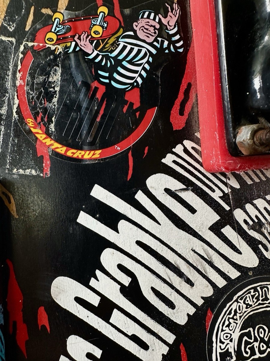 Vintage 80s Santa Cruz “Claus Grabke Pro-Model” Skateboard