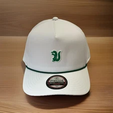 The Everglades Club - Imperial Golf Hat - Wrightson - White/ Green Rope