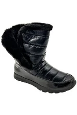 Tony Little Cheeks Fit Body Water Repellent Puffer Boot Black