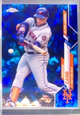 2020 Topps Chrome Update Sapphire Edition Robinson Cano #U-147 Mets