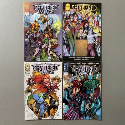 SHATTERED IMAGE 1-4 1 2 3 4 COMPLETE SERIES (1996, IMAGE COMICS)