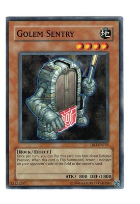 Yugioh- 1X Golem Sentry - Common - Unlimited - DR3-EN145 - Near Mint