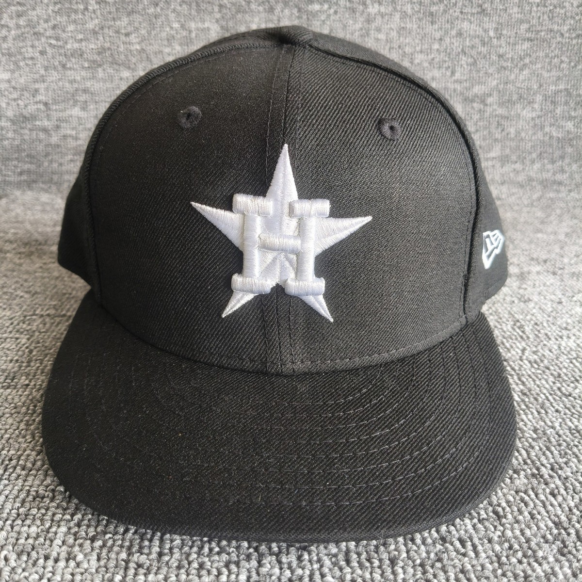 New Era Houston Astros 59FIFTY Fitted Black 7 1 2 MLB Cap