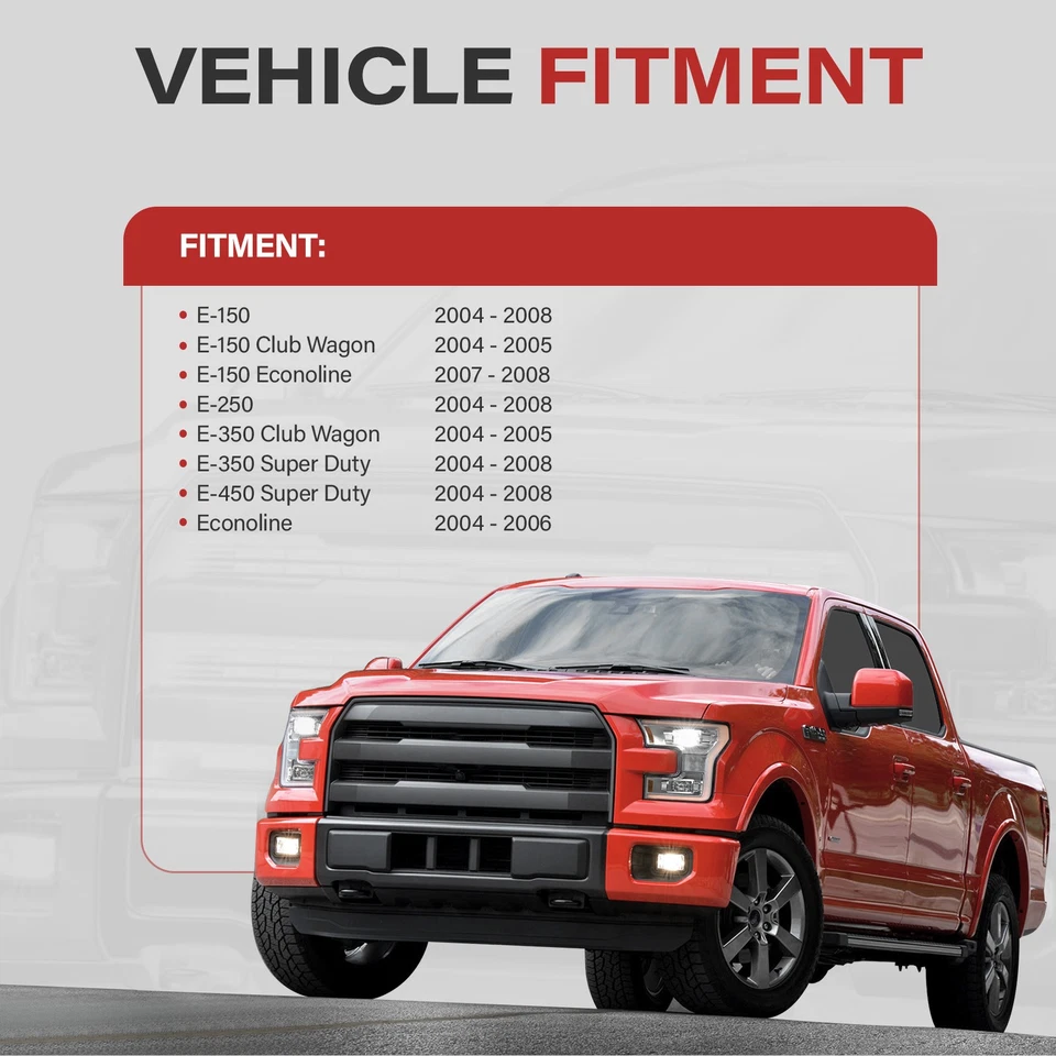 Caixa de engrenagens de direção hidráulica 27-7620 para 2004-2008 Ford E-250 E-350 Club Wagon E-450 - Imagem 2 de 4