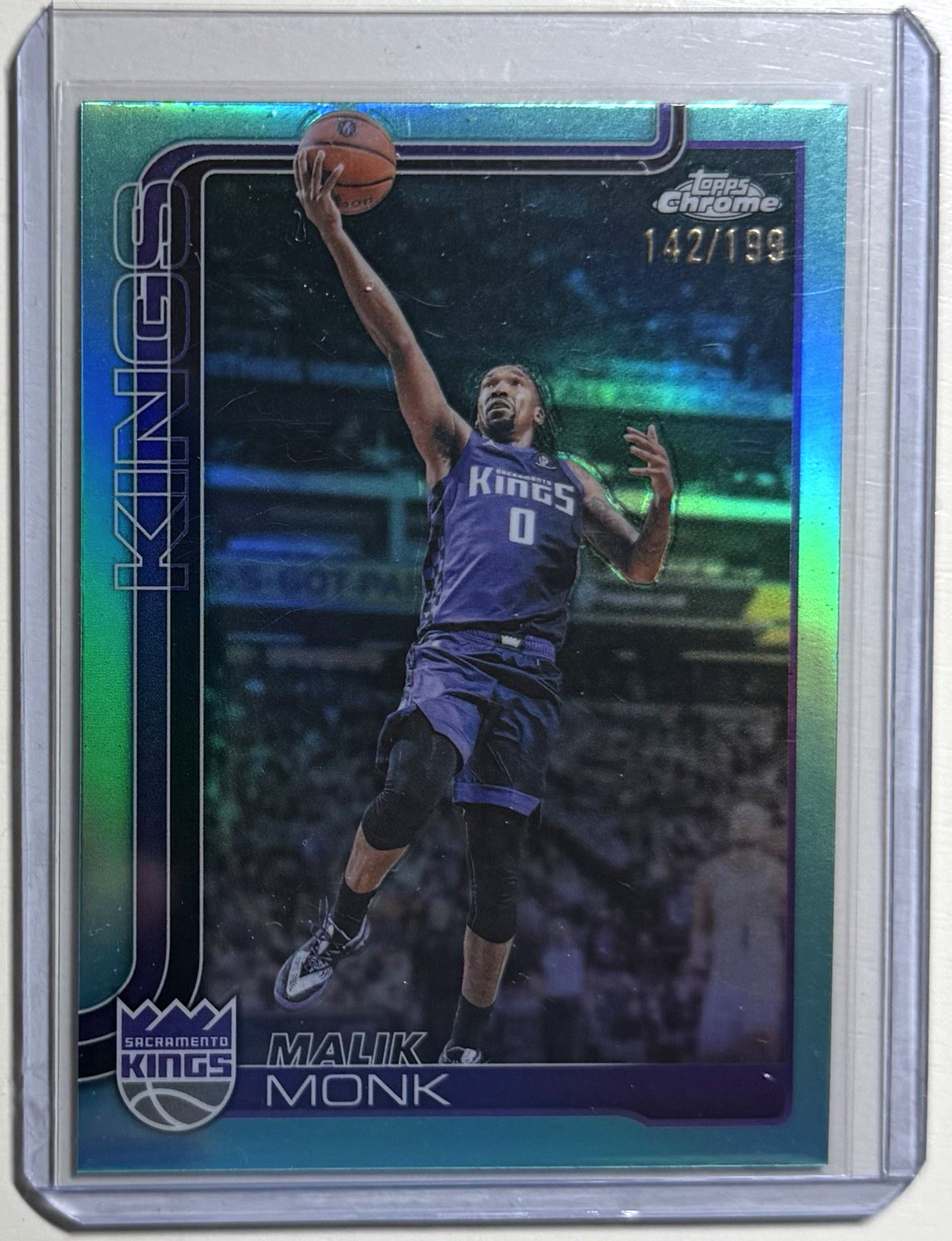 Topps Chrome Update Malik Monk Sacramento Kings #135 2025-26 /199