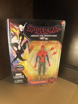 Hasbro Marvel Legends Retro Card PETER B PARKER Across The Spider-Verse MOC, NEW
