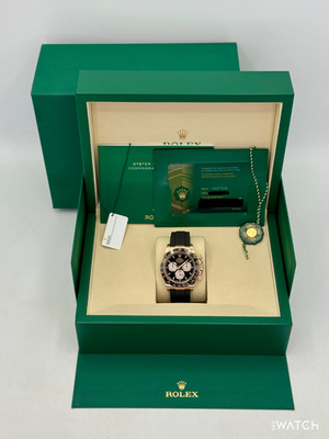 NEW 2026 Rolex Daytona 40mm 126515LN Rose Gold Oysterflex Black