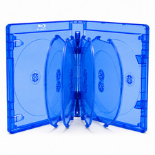 Viva Elite 10 Disc 25mm Blu-ray Replacement Movie Storage Case Clear Sleeve