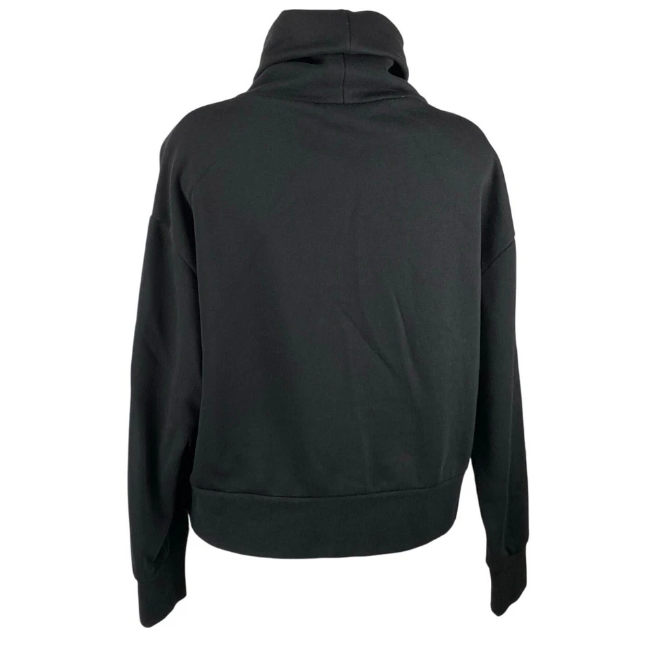 Zara Women's Black Turtleneck Long Sleeve Pullover Sweatshirt Sweater Top Size L - Image 3 of 4