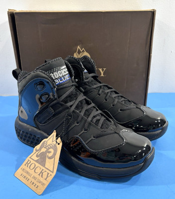 NIB 9.5 W ROCKY MENS CODE BLUE 5'' SPORT PUBLIC SERVICE BOOTS BLACK RKD0054