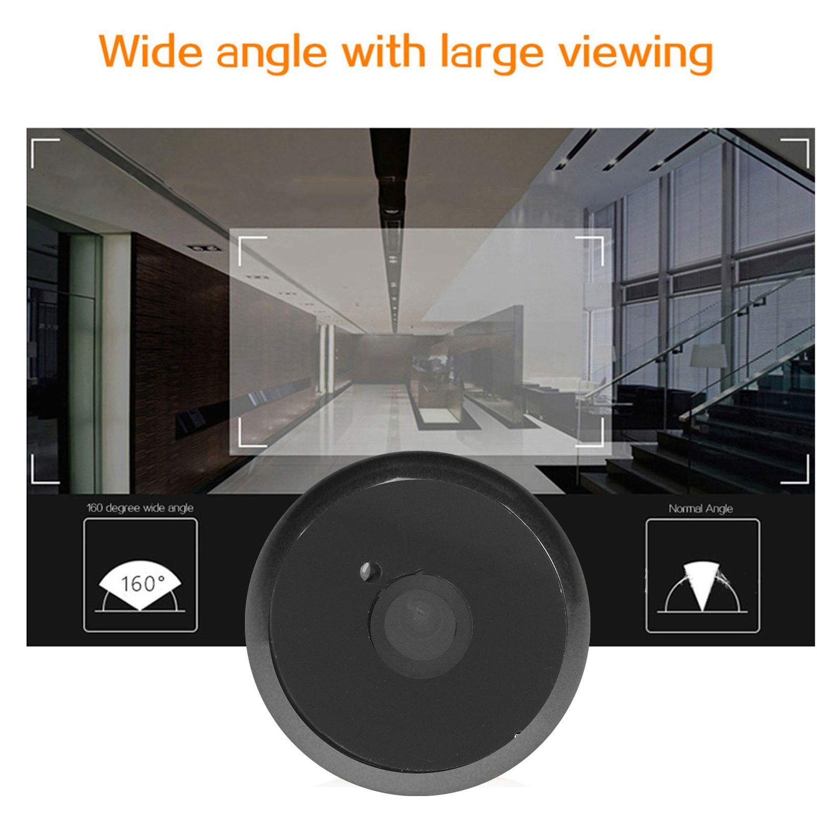 Video Door Viewer 1080P 2MP IR Night Peephole Camera Video Door Viewer❀