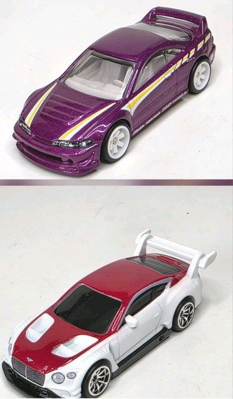 2001 Acura Integra GSR 2018 Bentley Continental GT3 w/ Real Riders Rubber Tires