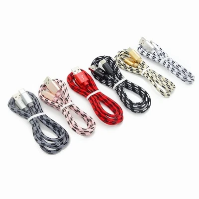 FREEDOMTECH USB-A to USB C Type-C Fast Charging Data SYNC Charger Cable Cord 3/6/10FT lot