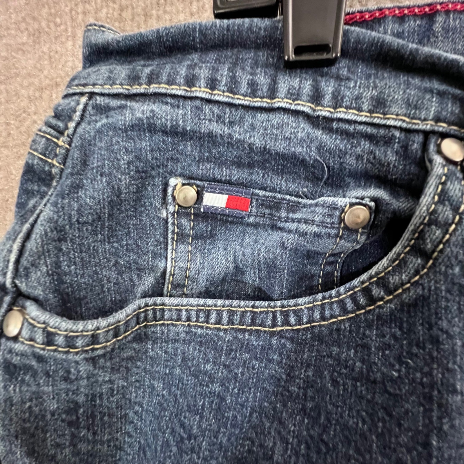 Tommy Hilfiger Women's 18 Blue Denim Jeans Bootcut Style Classic thumbnail 4