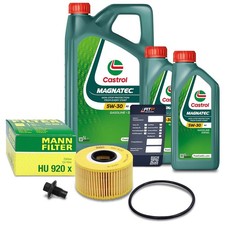MANN ÖLFILTER+7L CASTROL MAGNATEC 5W-30 FÜR FORD MONDEO 3 2.0 2.2