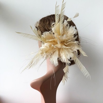79 Farben Feder Blume Farbe individuell Millinery Race Day Dekoration 