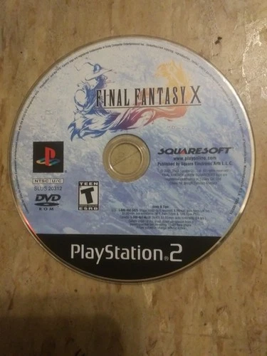 Final Fantasy X [10] PS2 (PlayStation 2, 2002) Game Disc Only No Tracking Tested