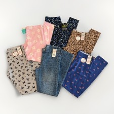 Girls XL 14-16 Print Pants Leggings Jegging Casual Active Pull On Lot of 6 NEW