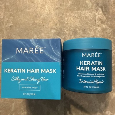 MAREE ~ Keratin Hair Mask ~ Silky and Shiny Hair ~ Intensive Repair ~ 10 oz