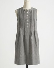 Quince Womens 100% European Linen Sleeveless Swing Dress