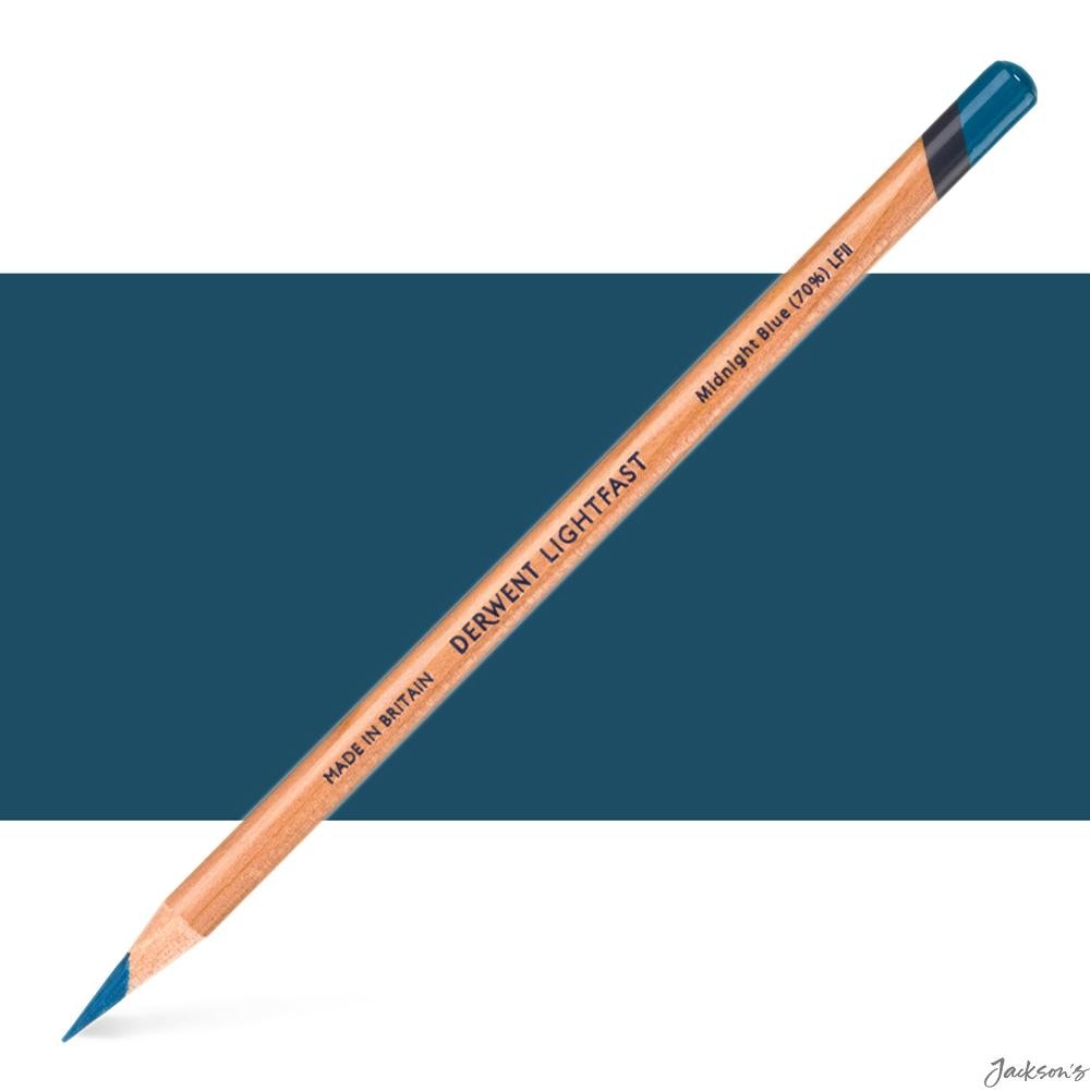 Derwent Lightfast Colour Pencil Oil Based Midnight Blue 70% For Drawing