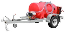 Silvan Fire Fighter Trailer 1100L Honda/Davey GX160, 30m Hose reel & Fast filler