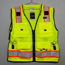 Kishigo High Visibility Surveyors Safety Vest  S5000 Mens Size Large L