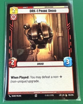 X3 DRK-1 Probe Droid - Legends of the Force #155 - Star Wars Unlimited SWU