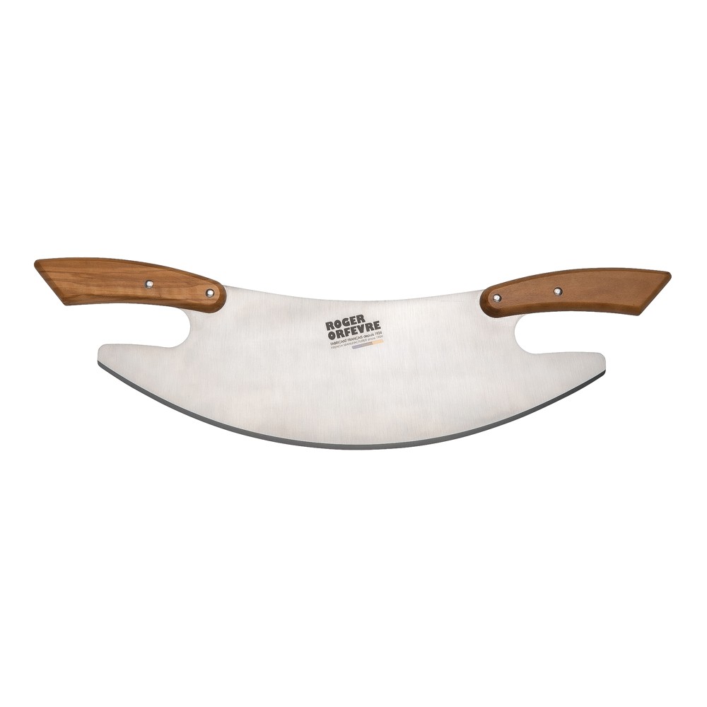Tranche pizza Rocket 35 cm avec manche en bois de hêtre de dimensions 44x13 cm