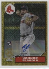 2022 Series 2 1987 Topps Chrome Silver Pack Mojo /199 Connor Seabold Auto x5u