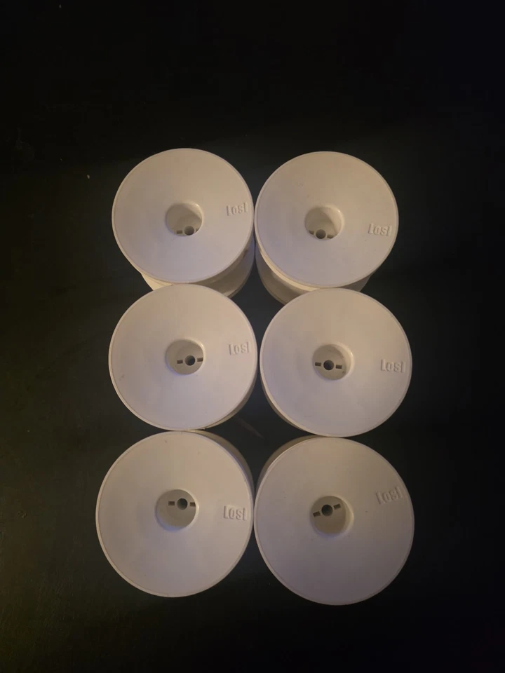 Team Losi Losa7154 R Truck Wheels Natural Xxxt Xxxnt Vintage RC (READ DESCRIPTIO - Image 2 of 4