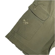 Boy Scouts of America Mens Size 28 Green Switchback Cargo Shorts