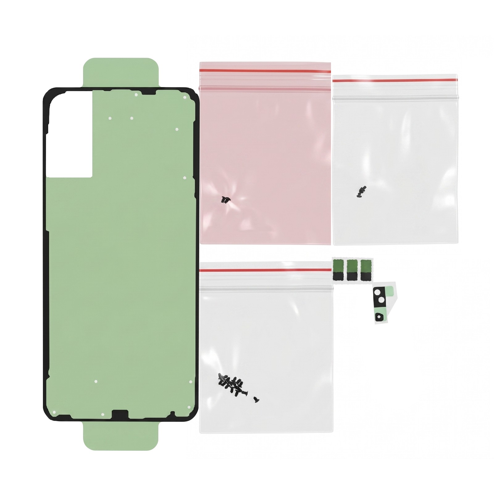 Sticker vitre arrière Galaxy S25 Edge avec outils pour réparer son téléphone à la maison
