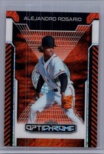 Alejandro Rosario 2025 Leaf Optichrome Baseball 1/1 Pre Production Proof