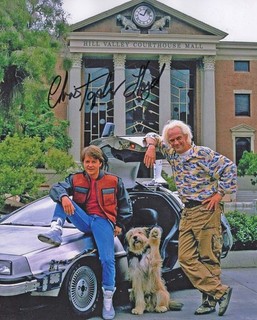 10x8 Photo Personally Autographed by Christopher Lloyd COA