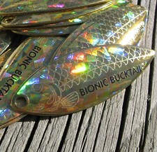 Bionic Bucktail #5.5 Willow Leaf Spinner Blades- Gold Lot of 20 A4