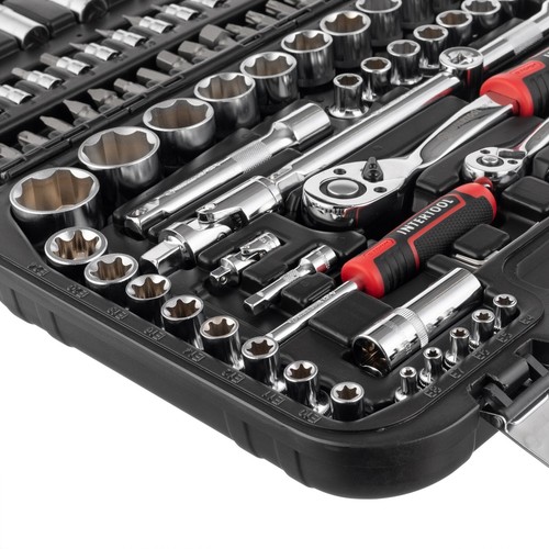 INTERTOOL 110pc Ratchet Socket Wrench and Bit Set ET08-8110 - Picture 6 of 9