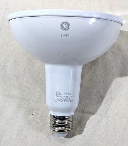 GE 2pk 45W Basic PAR38 LED Outdoor Floodlight Bulbs Bright White Non-Dimmable - Picture 2 of 8